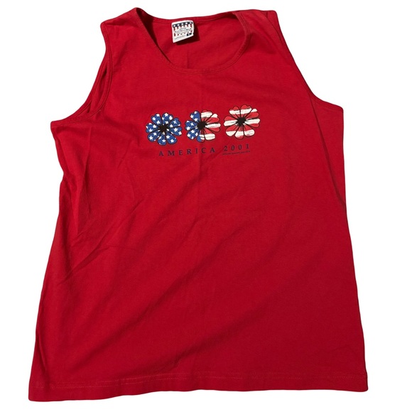 Sonoma Tops - Y2K Sonoma Sleeveless Top with Floral Design